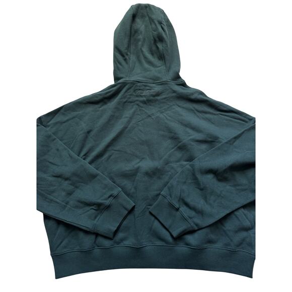 COLE BUXTON CB Cropped Hoodie in Forest Green Size Large NWT - Picture 3 of 3
